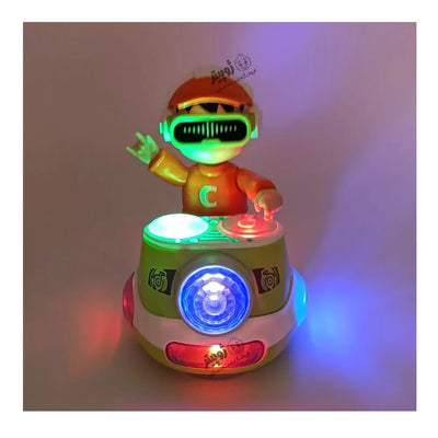 Fidtoy DJ Dancing Toy with Music Lights and Automatic Movement