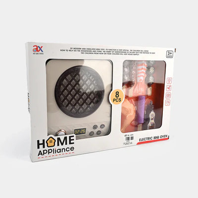 Mini four à barbecue Fidtoy avec lumières et 8 pièces
