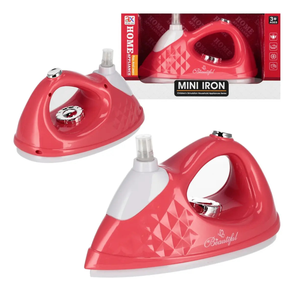 Fidtoy Pretend Play Iron Toy – Interactive Household Role Play Toy for Kids 3-7