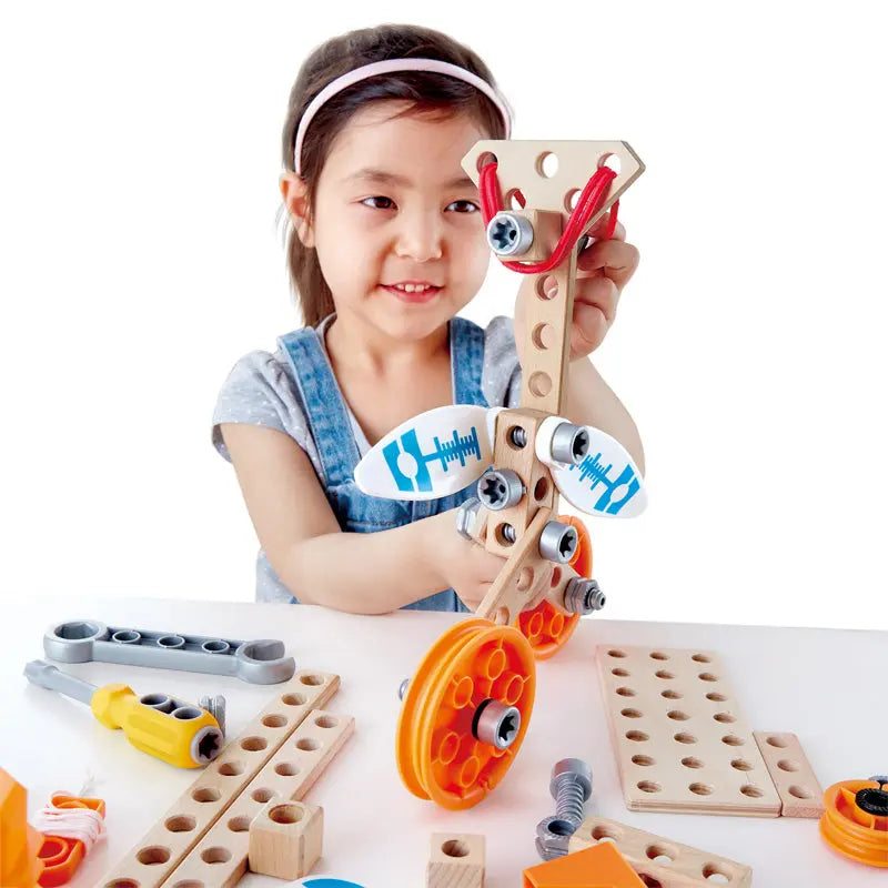 Fidtoy STEM Kit de Construction d'Ingénierie 57 Pièces Jouet de Construction pour Enfants
