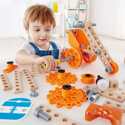 Fidtoy STEM Kit de Construction d'Ingénierie 57 Pièces Jouet de Construction pour Enfants