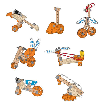 Fidtoy STEM Kit de Construction d'Ingénierie 57 Pièces Jouet de Construction pour Enfants