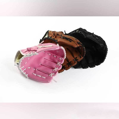 Fidtoy Baseball Glove for Kids and Adults – Adjustable Synthetic Leather Infield Mitt for Baseball, Softball, Tee-Ball