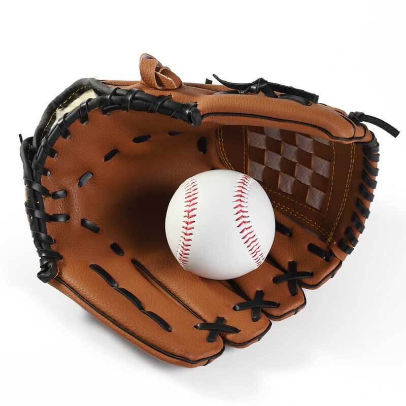 Fidtoy Baseball Glove for Kids and Adults – Adjustable Synthetic Leather Infield Mitt for Baseball, Softball, Tee-Ball