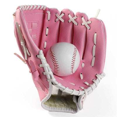 Fidtoy Baseball Glove for Kids and Adults – Adjustable Synthetic Leather Infield Mitt for Baseball, Softball, Tee-Ball