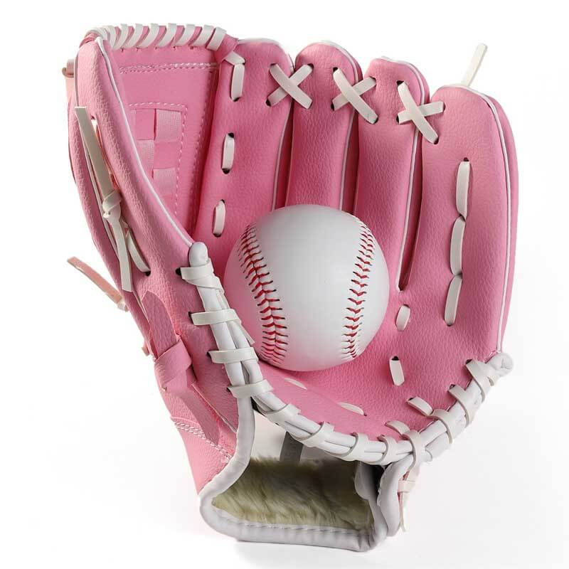 Fidtoy Baseball Glove for Kids and Adults – Adjustable Synthetic Leather Infield Mitt for Baseball, Softball, Tee-Ball