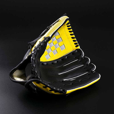 Fidtoy Baseball Glove for Kids and Adults – Adjustable Synthetic Leather Infield Mitt for Baseball, Softball, Tee-Ball