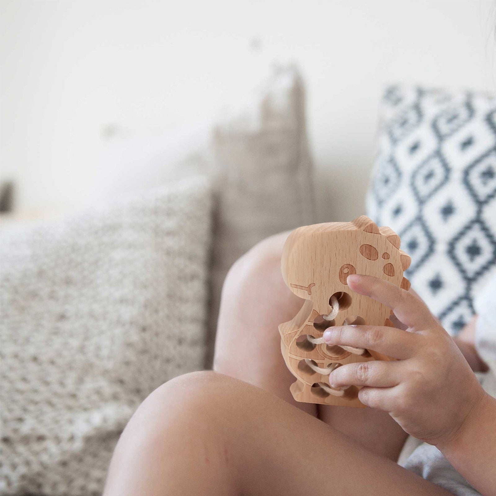 Wooden Threading Animal Board