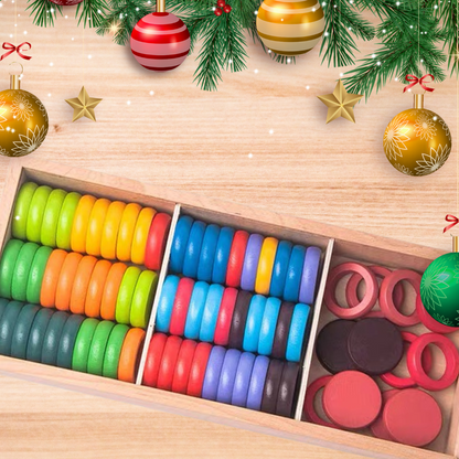 Rainbow Rings and Coins Set of 72