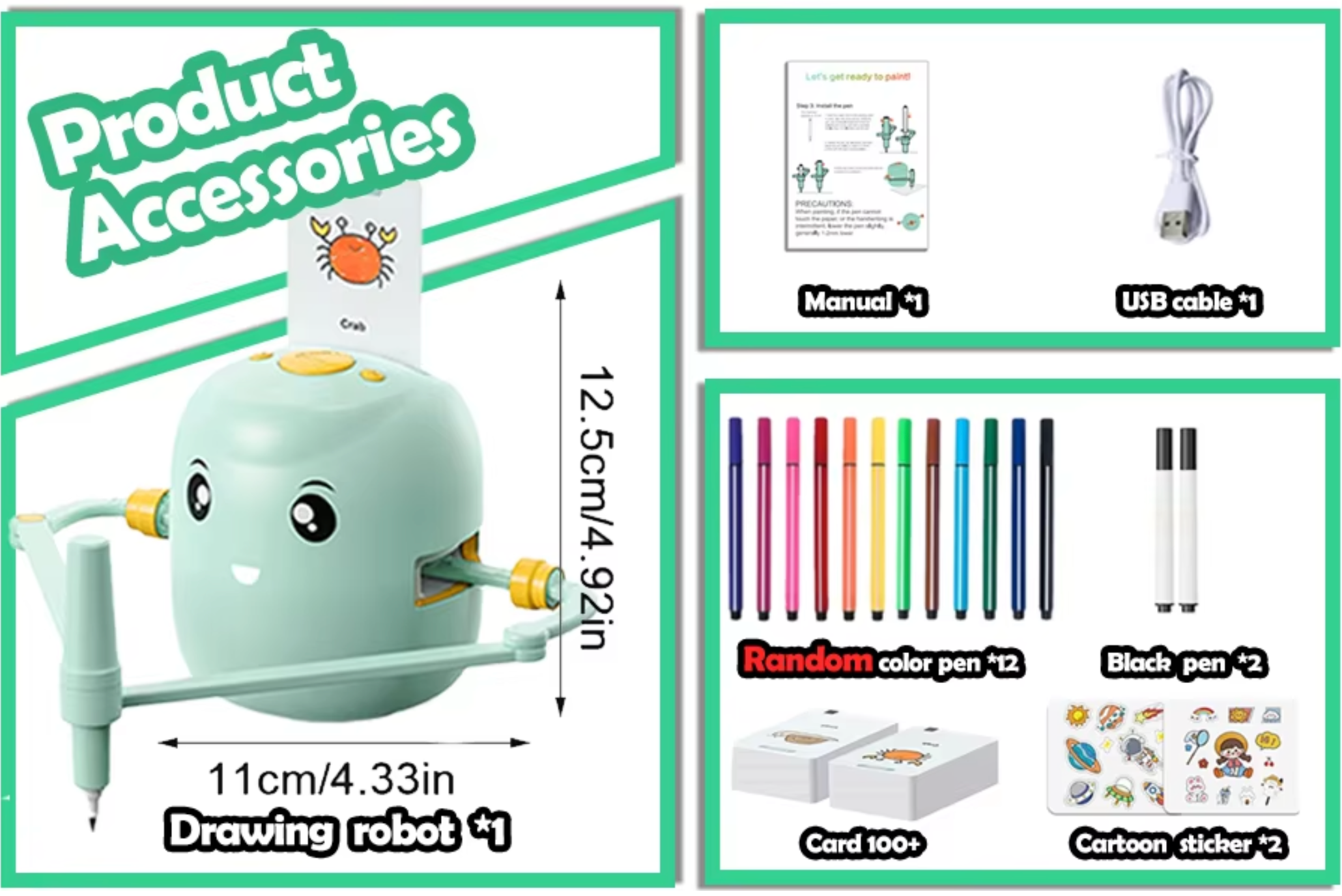 Robot de dibujo Fidtoy para niños – Juguete para aprender a dibujar paso a paso