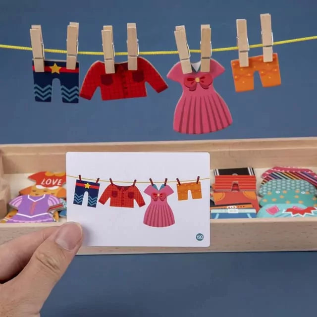 Puzzle en bois Déguisements et Vêtements à accrocher - 715