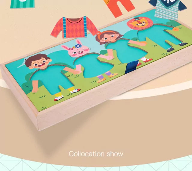 Puzzle en bois Déguisements et Vêtements à accrocher - 715