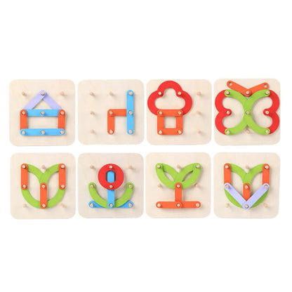 Wooden Collage Making Activity Board | Creative Game for Kids