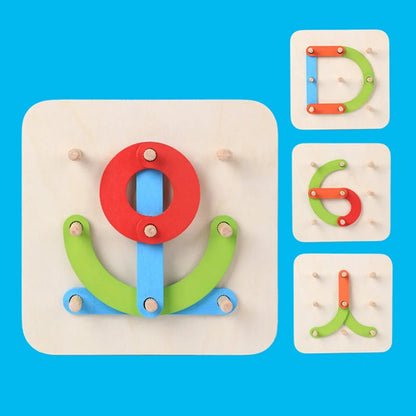 Wooden Collage Making Activity Board | Creative Game for Kids