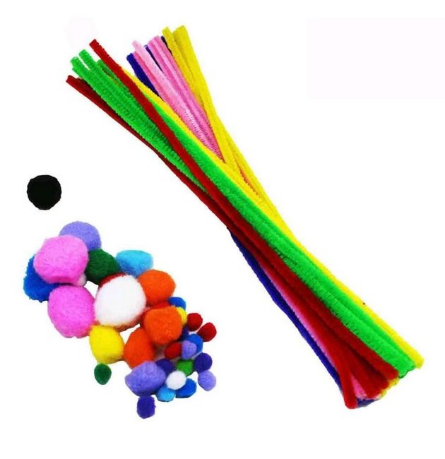 Pipe Clener + pom Pom pack  - EKC1988