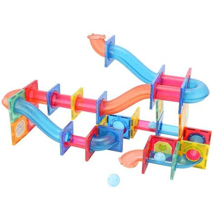 Extrokids Magnetic Tiles Pipeline Building Blocks 118 Pcs - EKT1845