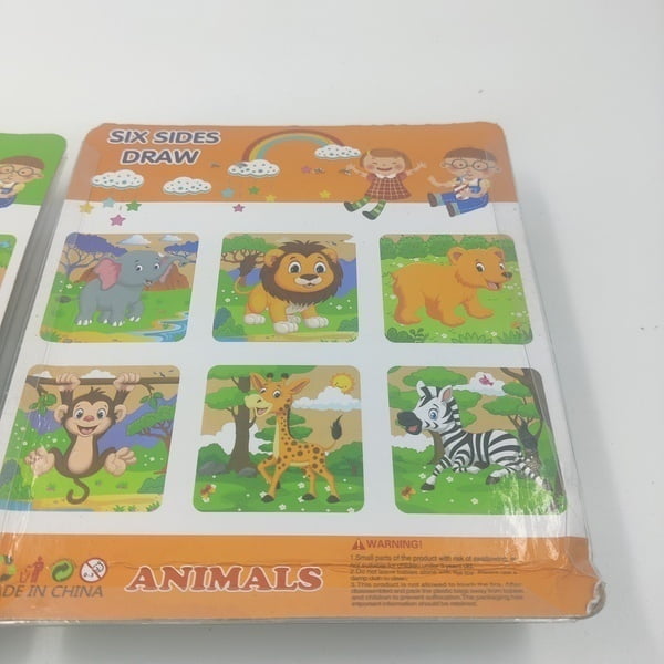 Wooden 16-Piece Cube Puzzle (One Random Design Shipped)