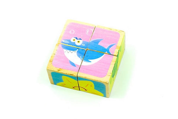4 Pc Cube Puzzle - - 1 Pc Random Design Will be shipped - EKT2142