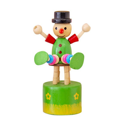 Spring Pinocchio Push Toy | Interactive Moving Toy for Ages 1+