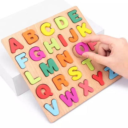 Wooden 8*8 puzzle - upper case alphabet - EKT2334