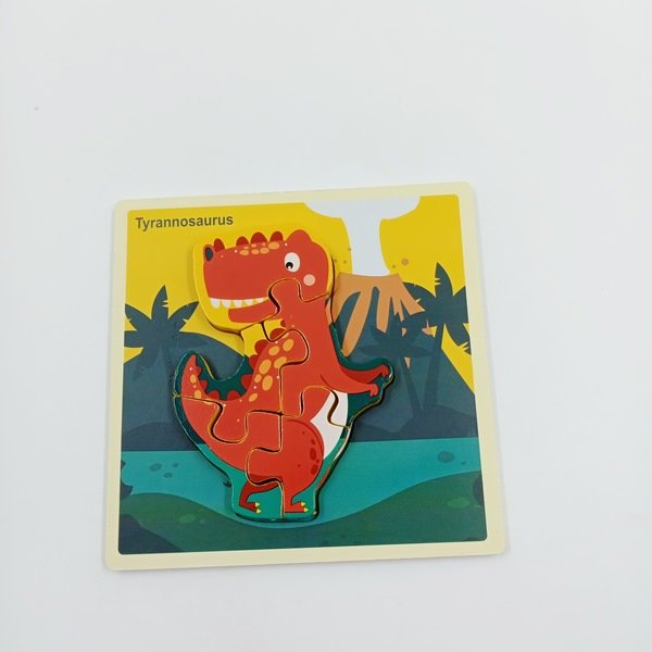 Wooden Chunky Jigsaw Puzzle with name for kids -1 PC RANDOM DESIGN WILL BE SHIPPED- EKT2362