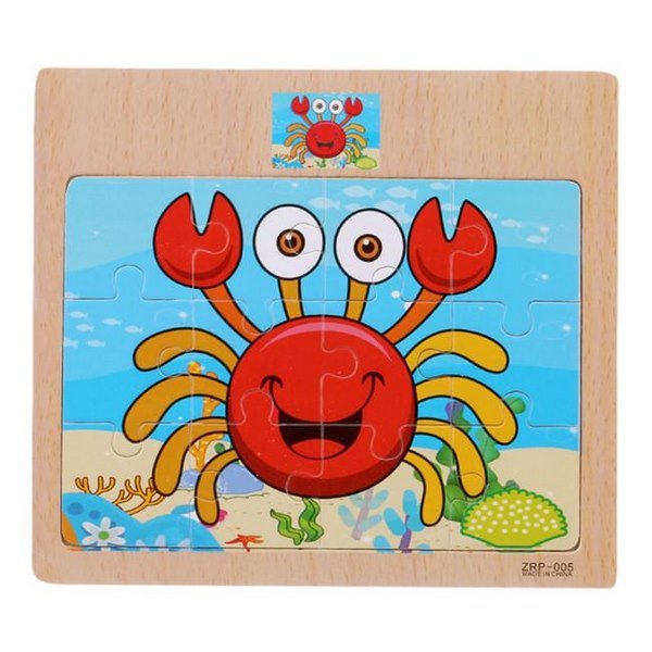 Wooden Jigsaw Puzzle | Engaging Designs for (One Random Design Shipped)