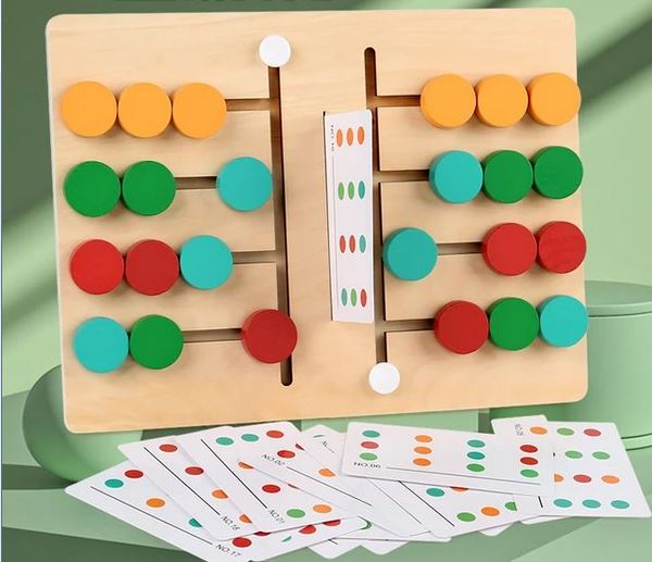 Montessori Color Sorting Toy - 2 Players | Fine Motor & Color Skills