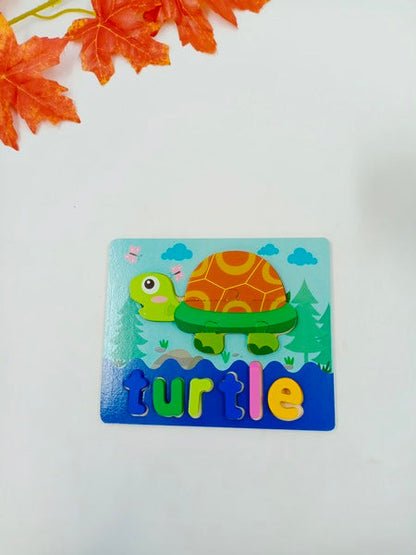 Wooden Zigsaw Puzzle Turtle - EKT2627