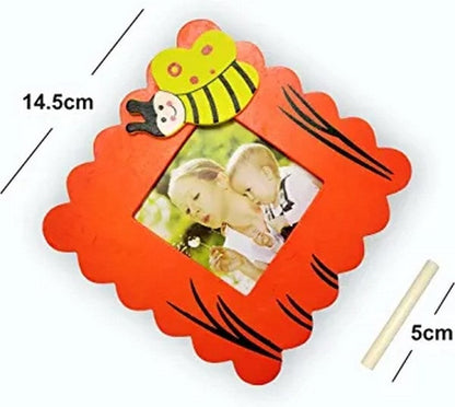 Wooden photo frame 1pc random design will be shipped - EKT2698