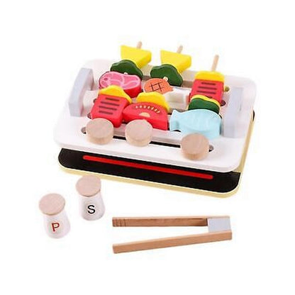 Wooden mini Barbecue combination pretend play - EKT2781