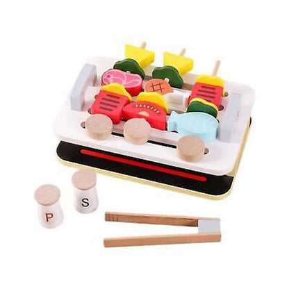 Wooden mini Barbecue combination pretend play - EKT2781