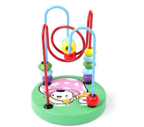 Wooden Mini Beads Maze | Develops Hand-Eye Coordination (One Random Design Shipped)