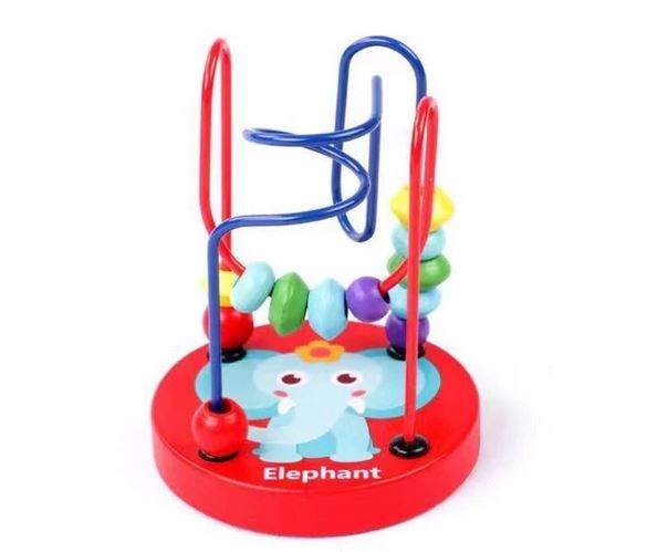 Wooden Mini Beads Maze | Develops Hand-Eye Coordination (One Random Design Shipped)