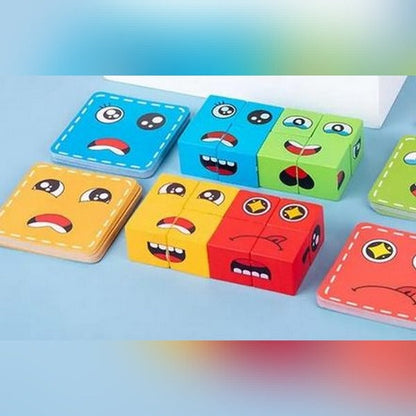 Face Change Wooden Rubik's Cube | Builds Motor Skills