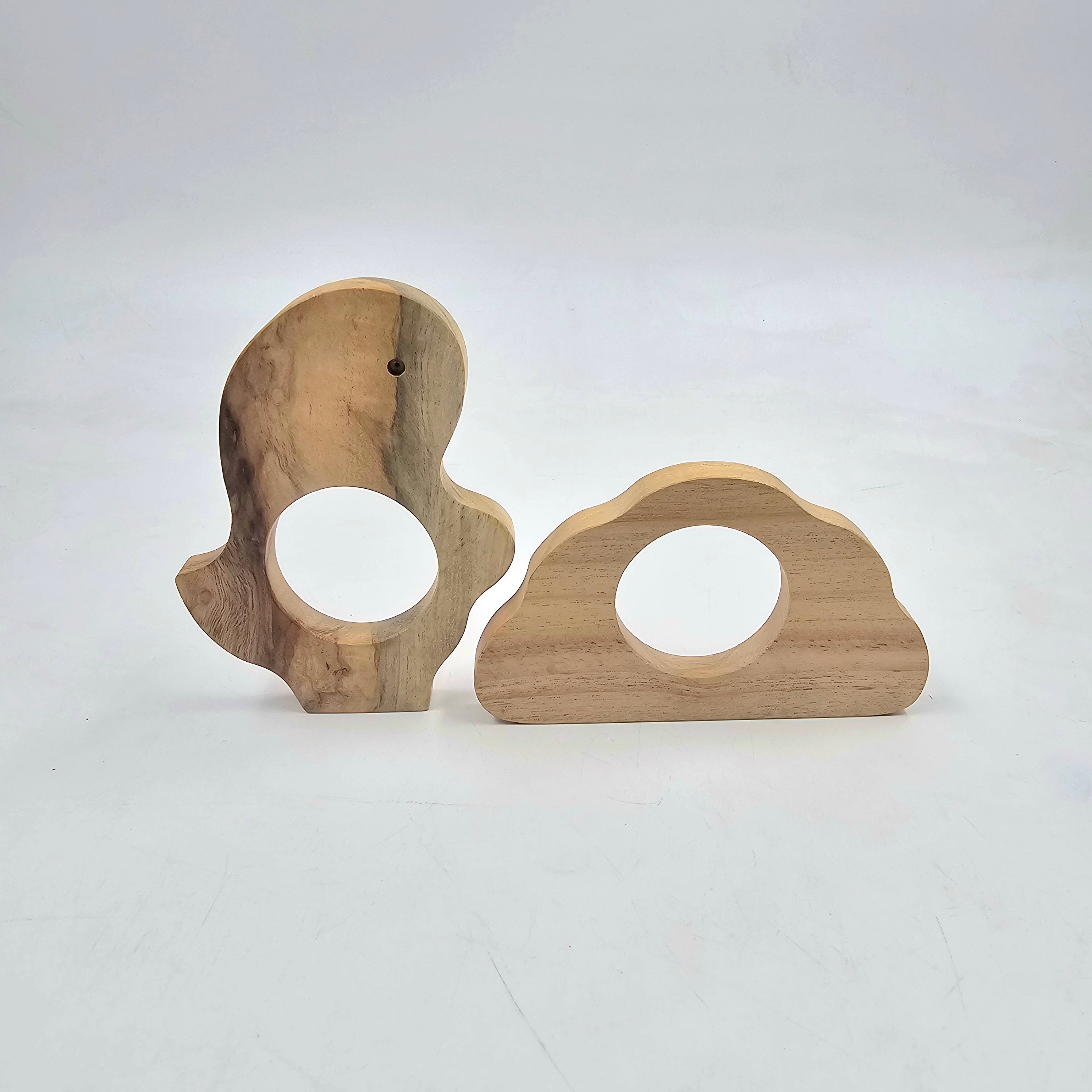 Neem Teether (Pack of 2) | Safe & Organic (Random Design Shipped)