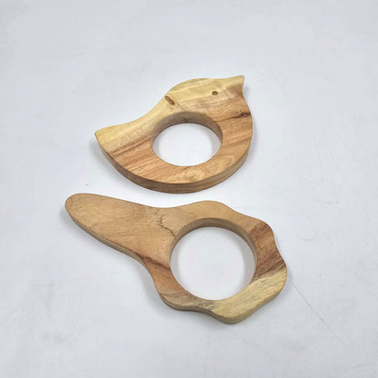 Neem Teether (Pack of 2) | Safe & Organic (Random Design Shipped)