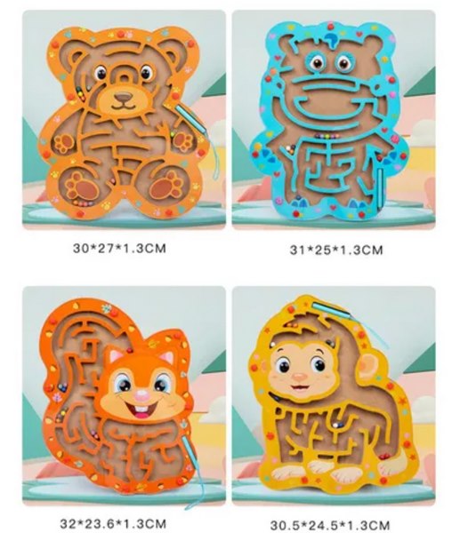 Wooden Magnetic Maze Big - EKT3221