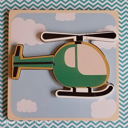 Wooden Chunky Jigsaw Puzzle 1Pc Random Design Will Be Shipped - EKT3386