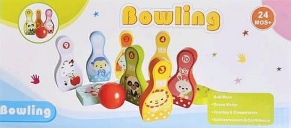Wooden Mini Bowling Game - EKT3354