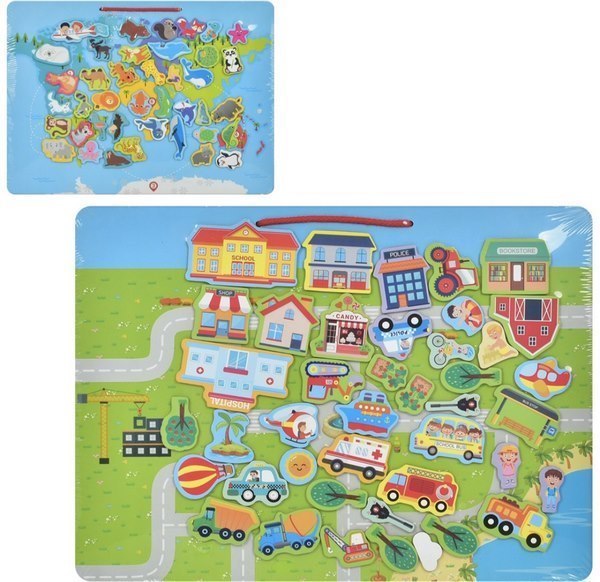 Wooden Lifestyle Magnatic Maze Board - EKT3356