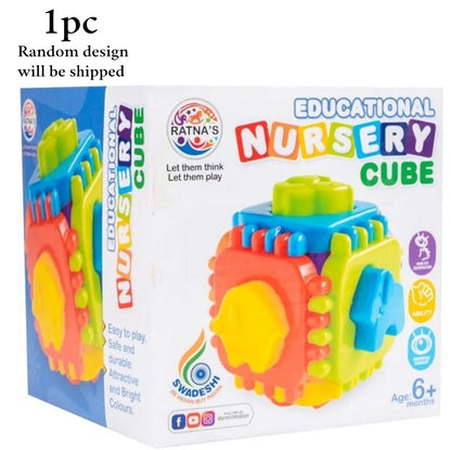 Kids Mini Puzzle Cube 1Pc Random Colors - EKT3567
