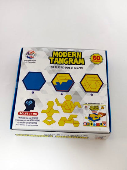 Modern Tangram Puzzle With 60 Challenges - EKT3585