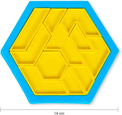 Modern Tangram Puzzle With 60 Challenges - EKT3585