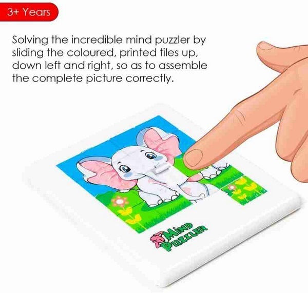 Kids Mini Picture Sliding Game 1Pc Random Design Will Be Shipped - EKT3604