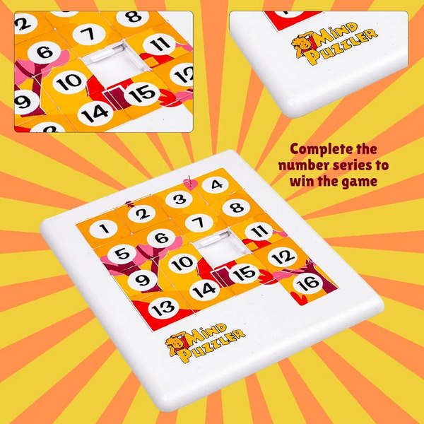 Kids Mini Number Sliding Game 1 To 15 1Pc Random Designs Will Be Shipped - EKT3605