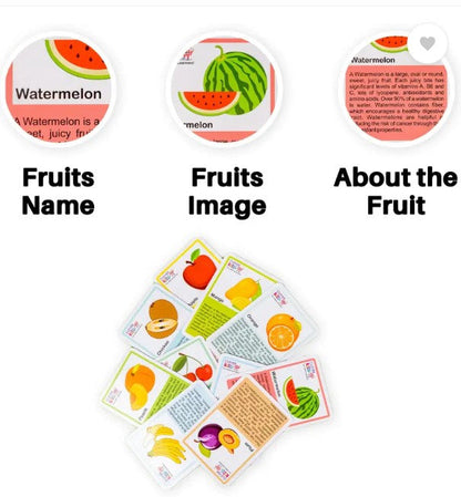 1 Fruits Flash Cards Set will be shipped - EKT3630