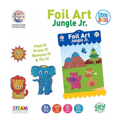 1 Foil Art Jungle Set will be shipped - EKT3632