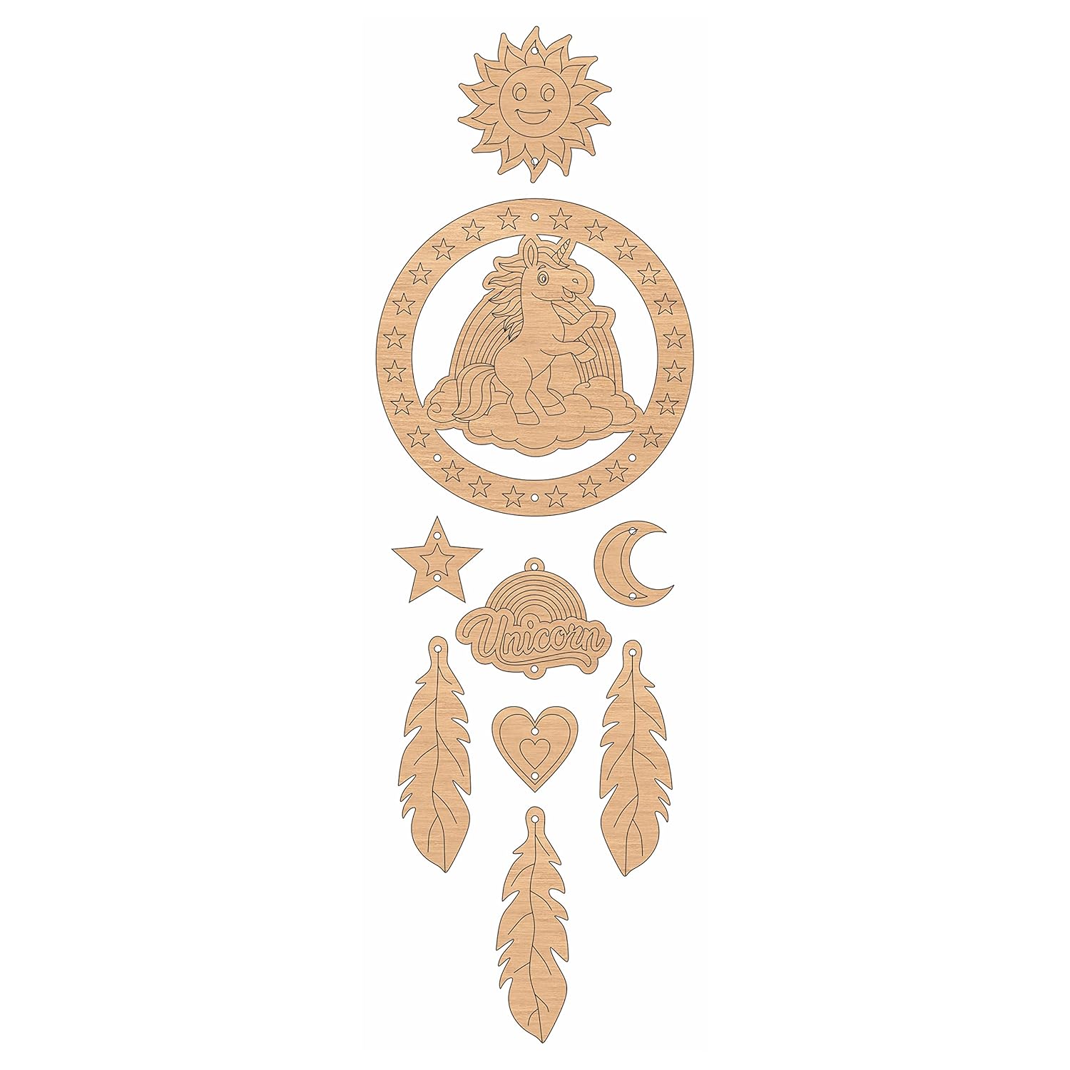 Dream Catcher DIY Kit for Kids will be shipped - EKT3634