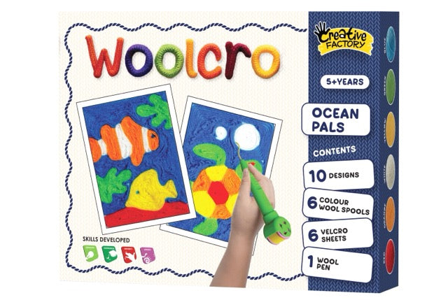 Woolcro- Oceason Pals- Diy Kit For Kids - EKT3657
