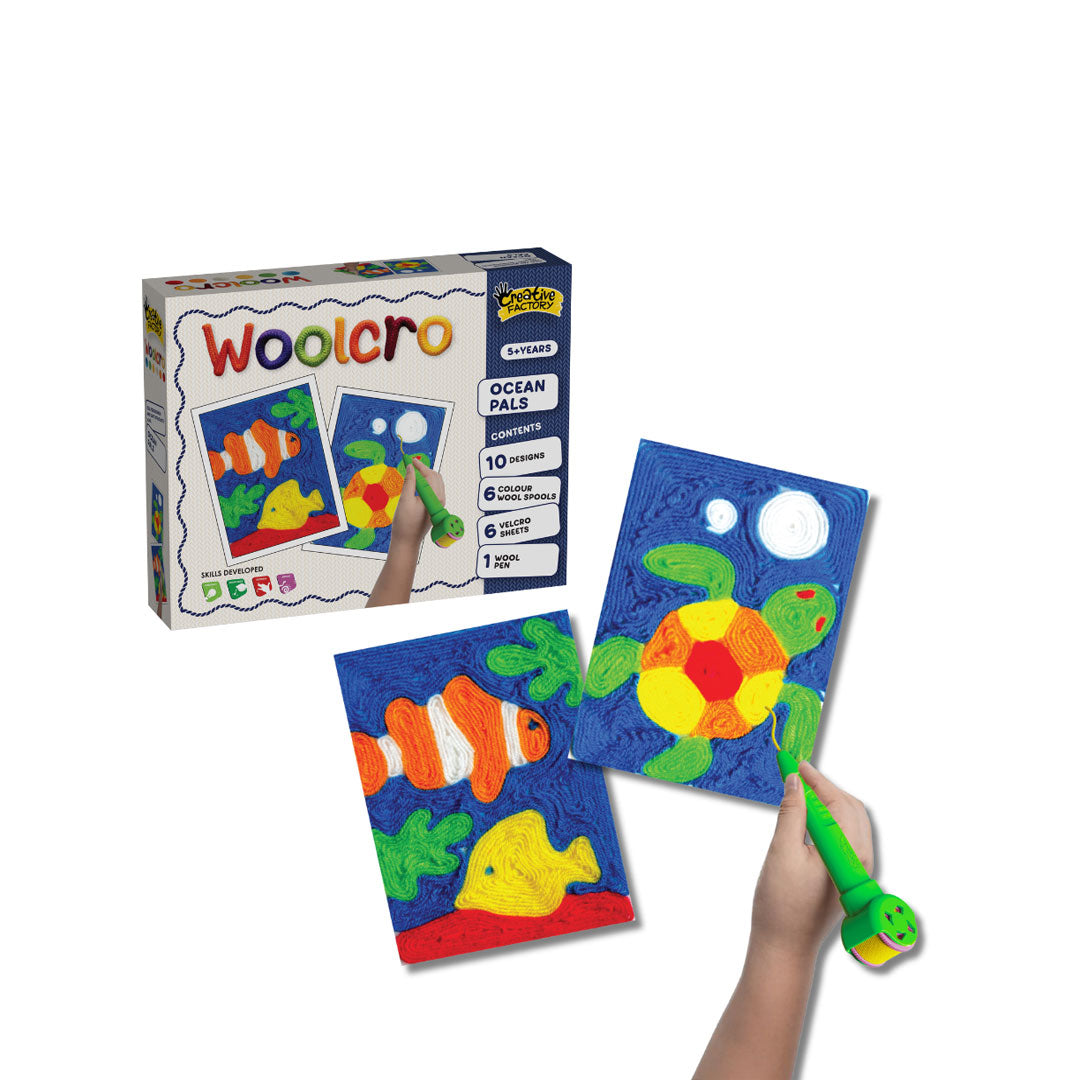Woolcro- Oceason Pals- Diy Kit For Kids - EKT3657